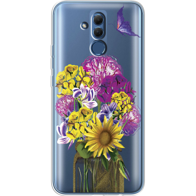 Прозрачный чехол BoxFace Huawei Mate 20 Lite My Bouquet