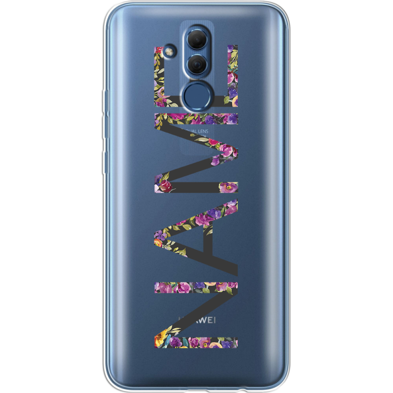 Прозрачный чехол BoxFace Huawei Mate 20 Lite Именной