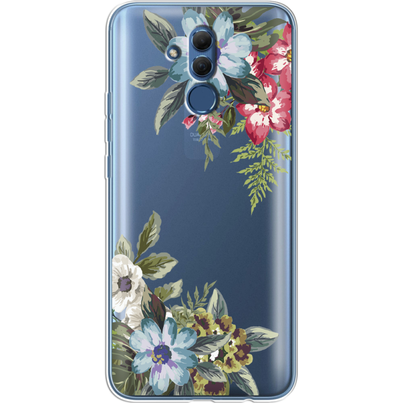 Прозрачный чехол BoxFace Huawei Mate 20 Lite Floral