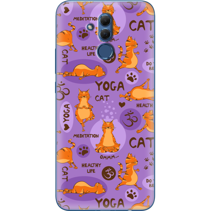 Чехол BoxFace Huawei Mate 20 Lite Yoga Cat