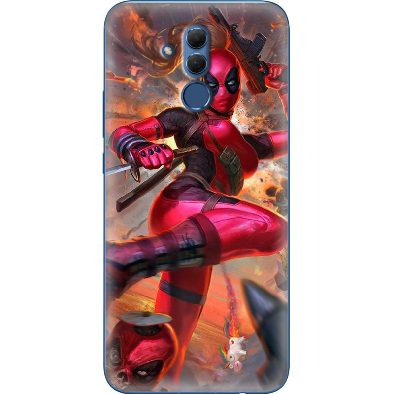Чехол BoxFace Huawei Mate 20 Lite Woman Deadpool