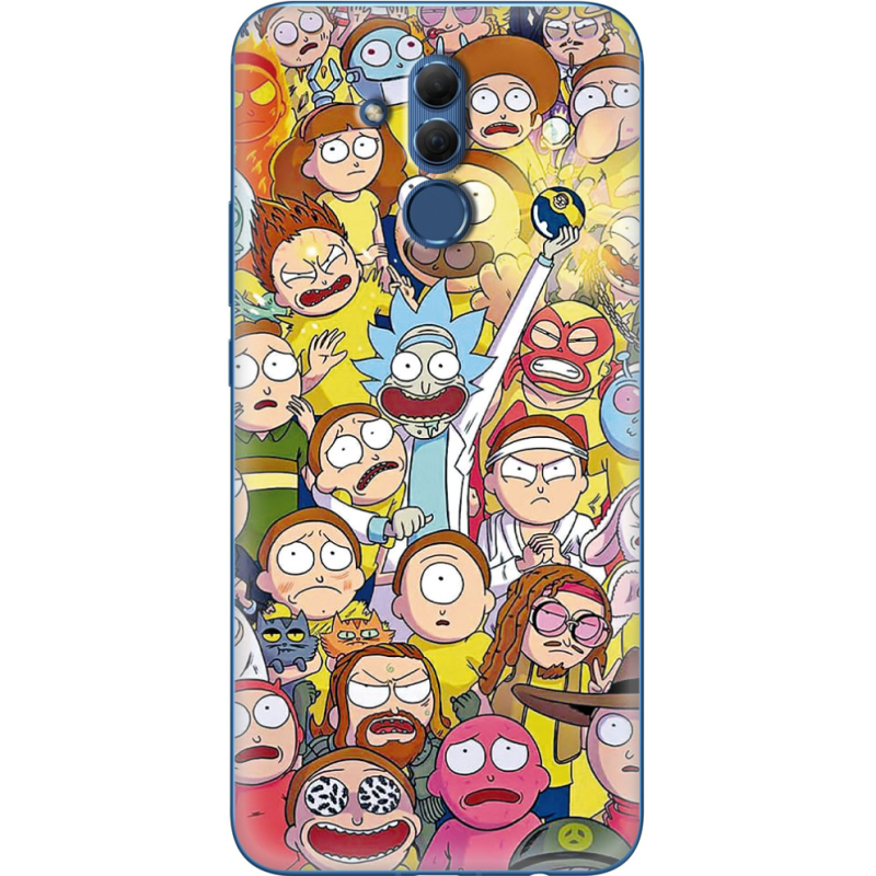 Чехол BoxFace Huawei Mate 20 Lite Rick and Morty