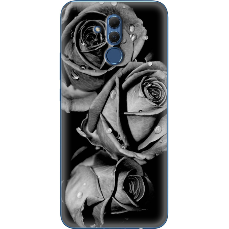 Чехол BoxFace Huawei Mate 20 Lite Black and White Roses