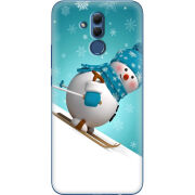 Чехол BoxFace Huawei Mate 20 Lite Skier Snowman