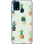 Чехол BoxFace Samsung M315 Galaxy M31 L-green Cacti