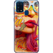 Чехол BoxFace Samsung M315 Galaxy M31 Yellow Girl Pop Art