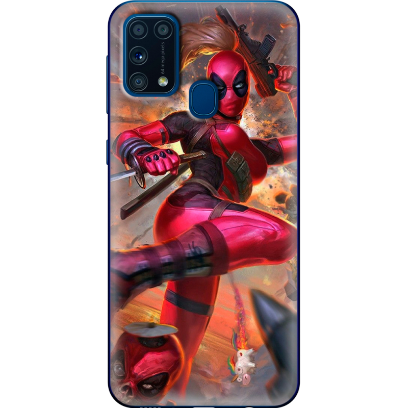 Чехол BoxFace Samsung M315 Galaxy M31 Woman Deadpool