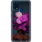Чехол BoxFace Samsung M315 Galaxy M31 Exquisite Purple Flowers