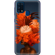 Чехол BoxFace Samsung M315 Galaxy M31 Exquisite Orange Flowers
