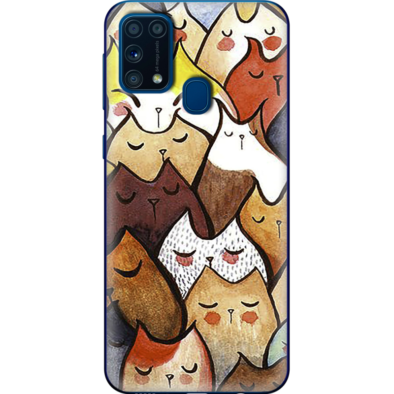 Чехол BoxFace Samsung M315 Galaxy M31 Sleepy Cats