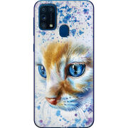 Чехол BoxFace Samsung M315 Galaxy M31 Голубоглазый Кот
