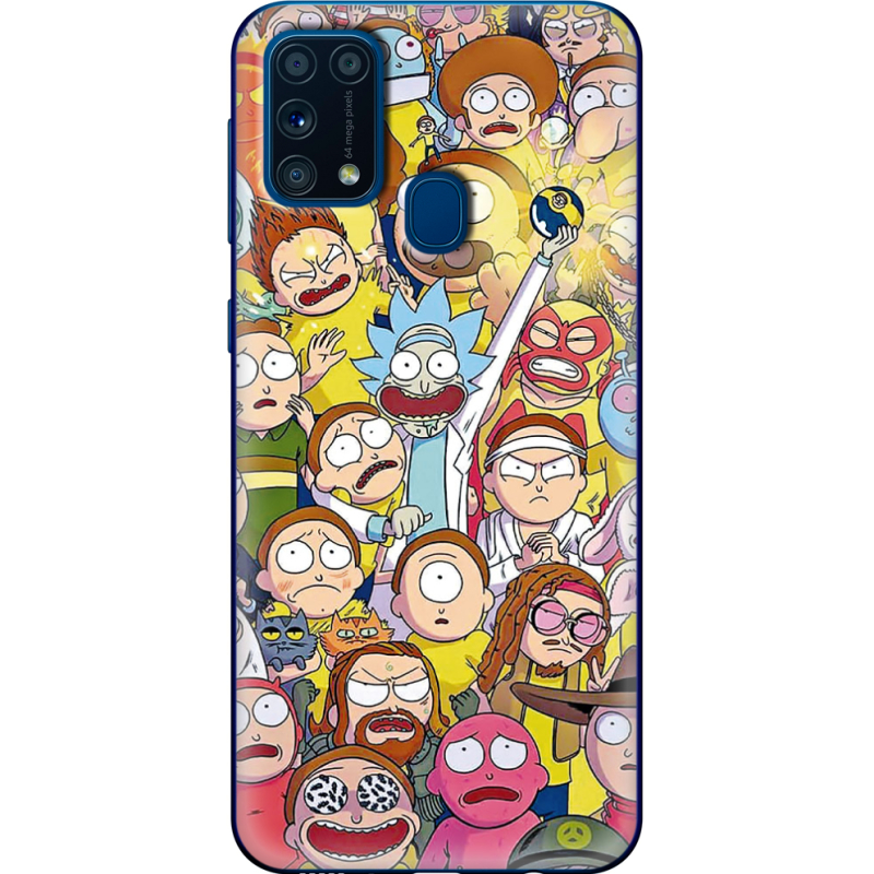 Чехол BoxFace Samsung M315 Galaxy M31 Rick and Morty