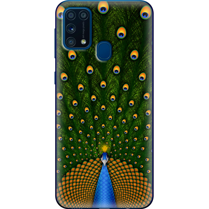 Чехол BoxFace Samsung M315 Galaxy M31 Peacocks Tail