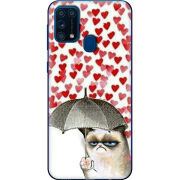 Чехол BoxFace Samsung M315 Galaxy M31 Raining Hearts