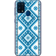 Чехол BoxFace Samsung M315 Galaxy M31 Блакитний Орнамент
