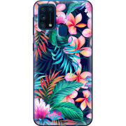 Чехол BoxFace Samsung M315 Galaxy M31 flowers in the tropics