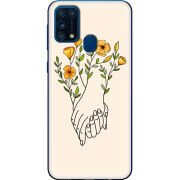 Чехол BoxFace Samsung M315 Galaxy M31 Flower Hands