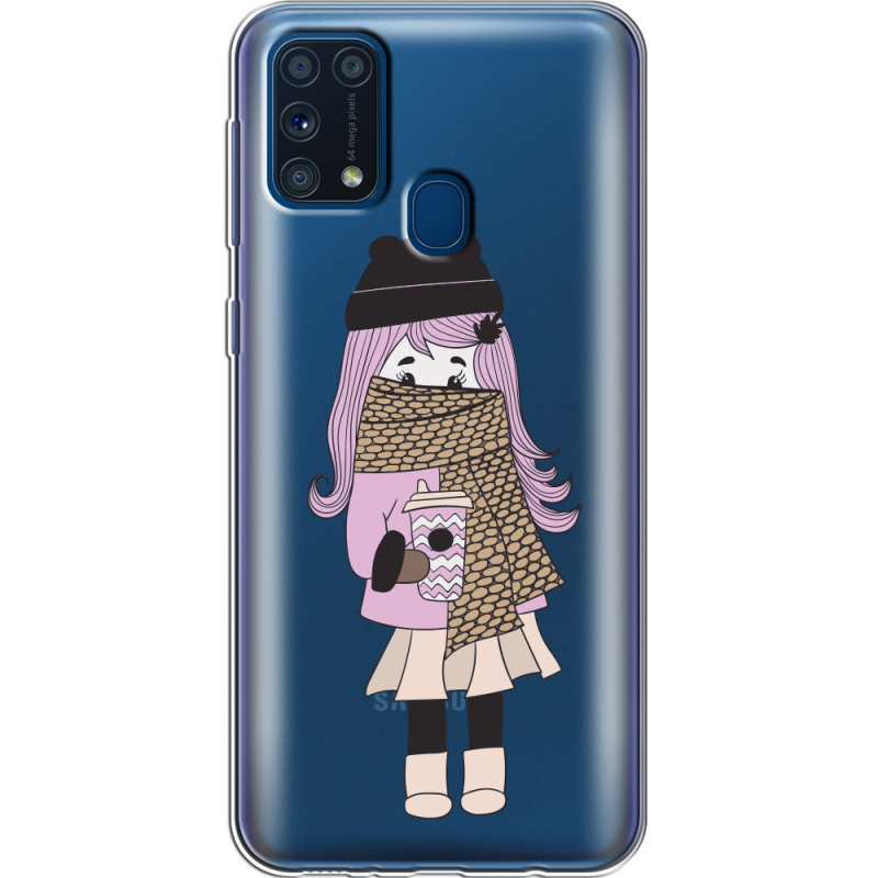 Прозрачный чехол BoxFace Samsung M315 Galaxy M31 Winter Morning Girl