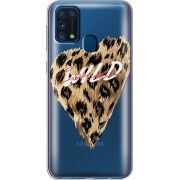 Прозрачный чехол BoxFace Samsung M315 Galaxy M31 Wild Love