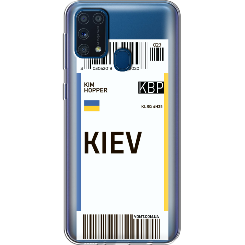 Прозрачный чехол BoxFace Samsung M315 Galaxy M31 Ticket Kiev