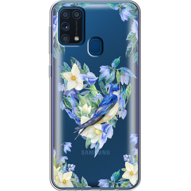 Прозрачный чехол BoxFace Samsung M315 Galaxy M31 Spring Bird