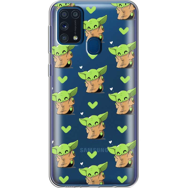 Прозрачный чехол BoxFace Samsung M315 Galaxy M31 Pattern Baby Yoda