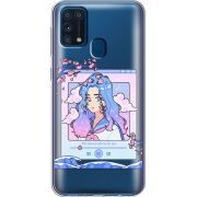 Прозрачный чехол BoxFace Samsung M315 Galaxy M31 The Sakuras Will Cry For You