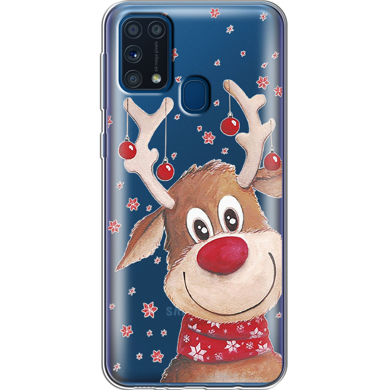Прозрачный чехол BoxFace Samsung M315 Galaxy M31 Winter Deer