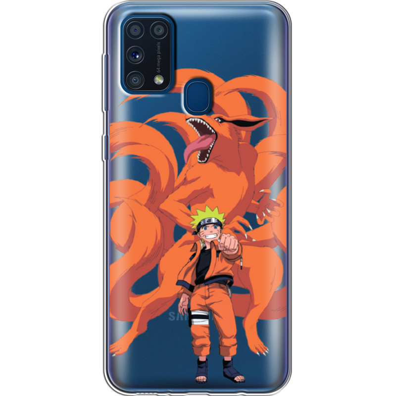 Прозрачный чехол BoxFace Samsung M315 Galaxy M31 Naruto and Kurama