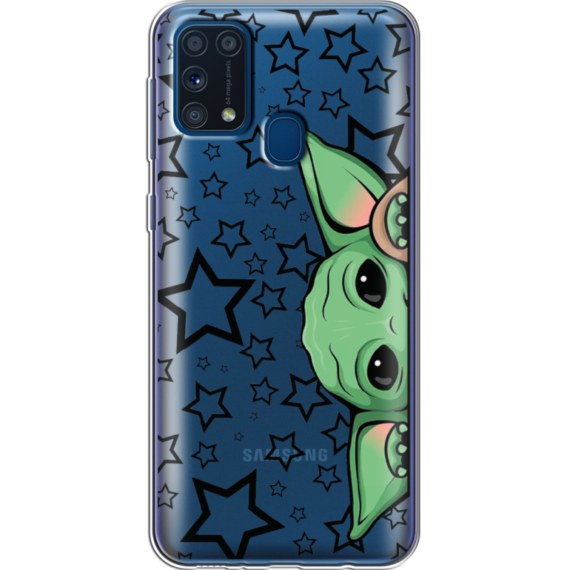 Прозрачный чехол BoxFace Samsung M315 Galaxy M31 Baby Yoda