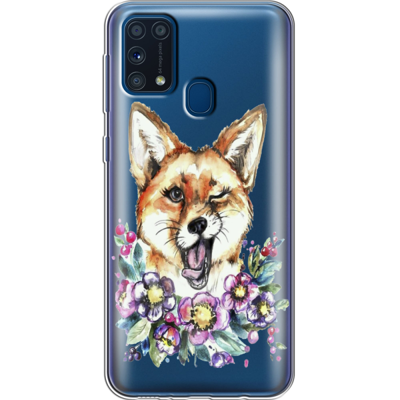 Прозрачный чехол BoxFace Samsung M315 Galaxy M31 Winking Fox