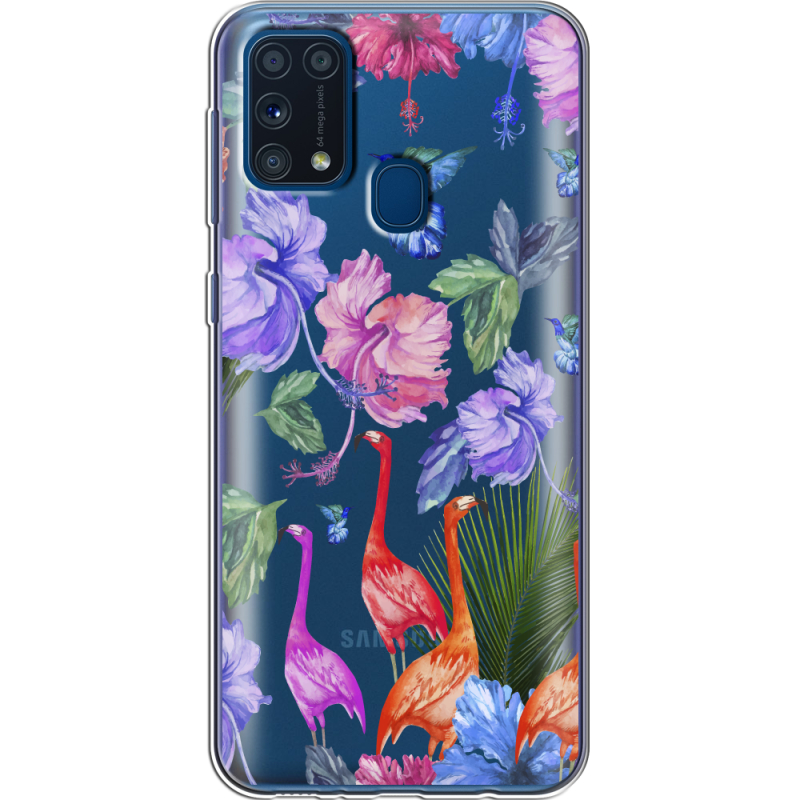 Прозрачный чехол BoxFace Samsung M315 Galaxy M31 Flamingo