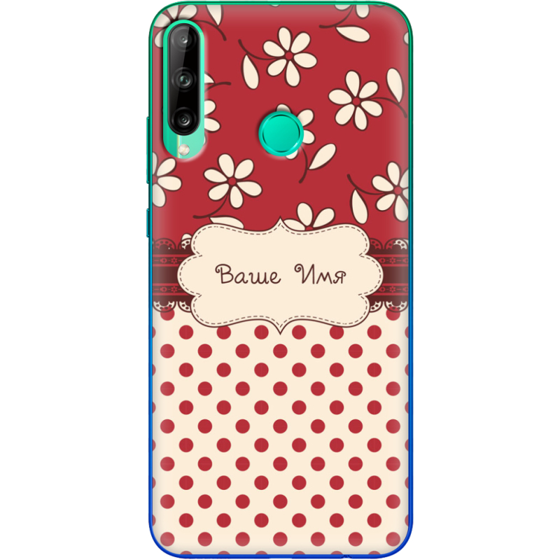 Чехол BoxFace Huawei P40 Lite E Именной Polka Dots