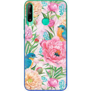 Чехол BoxFace Huawei P40 Lite E Birds in Flowers