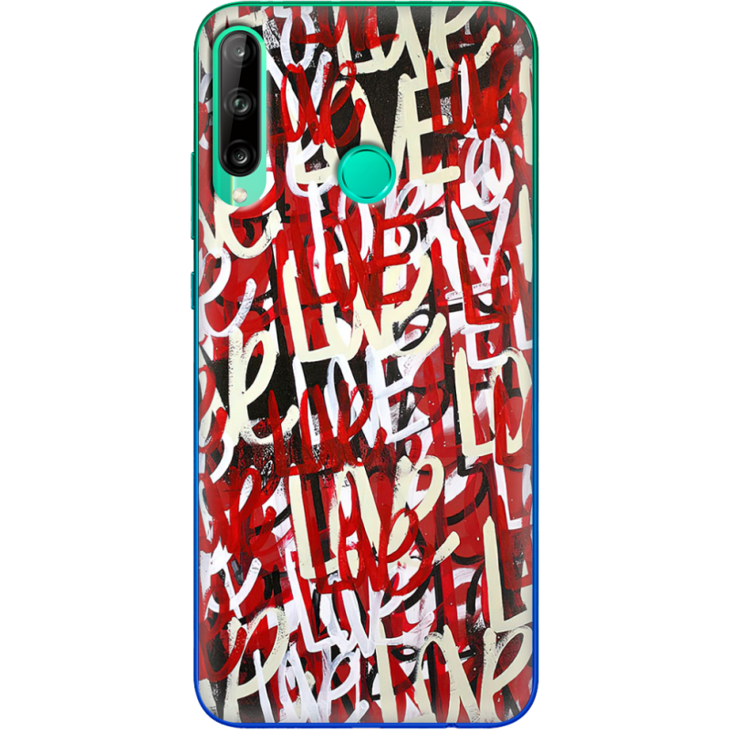 Чехол BoxFace Huawei P40 Lite E Love Graffiti