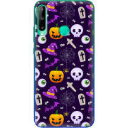 Чехол BoxFace Huawei P40 Lite E Halloween Purple Mood