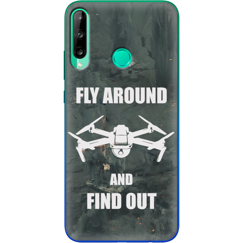 Чехол BoxFace Huawei P40 Lite E Дрон Fly Around