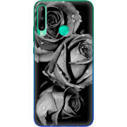 Чехол BoxFace Huawei P40 Lite E Black and White Roses