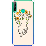 Чехол BoxFace Huawei P40 Lite E Flower Hands