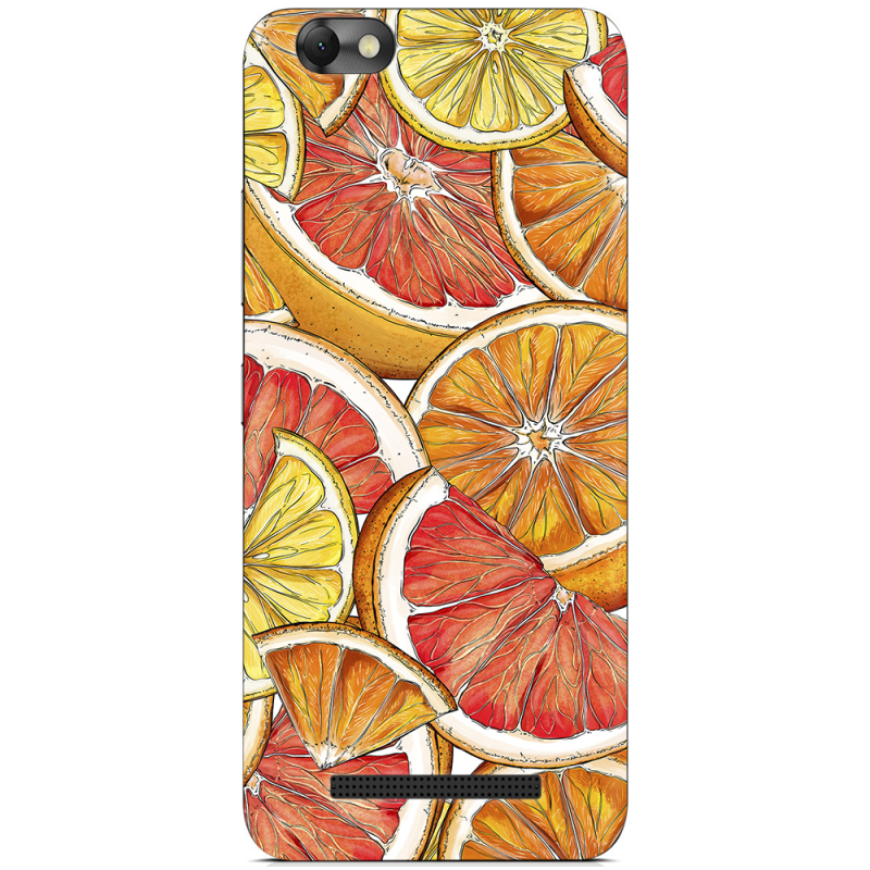 Чехол Uprint Lenovo A2020 Vibe C Citrus Pattern