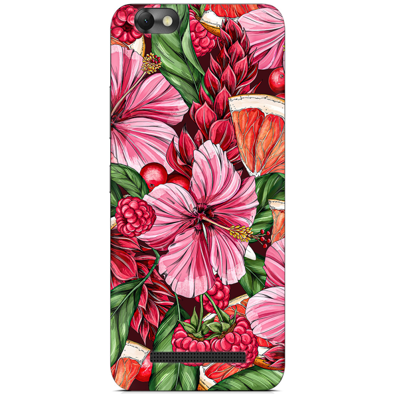 Чехол Uprint Lenovo A2020 Vibe C Tropical Flowers