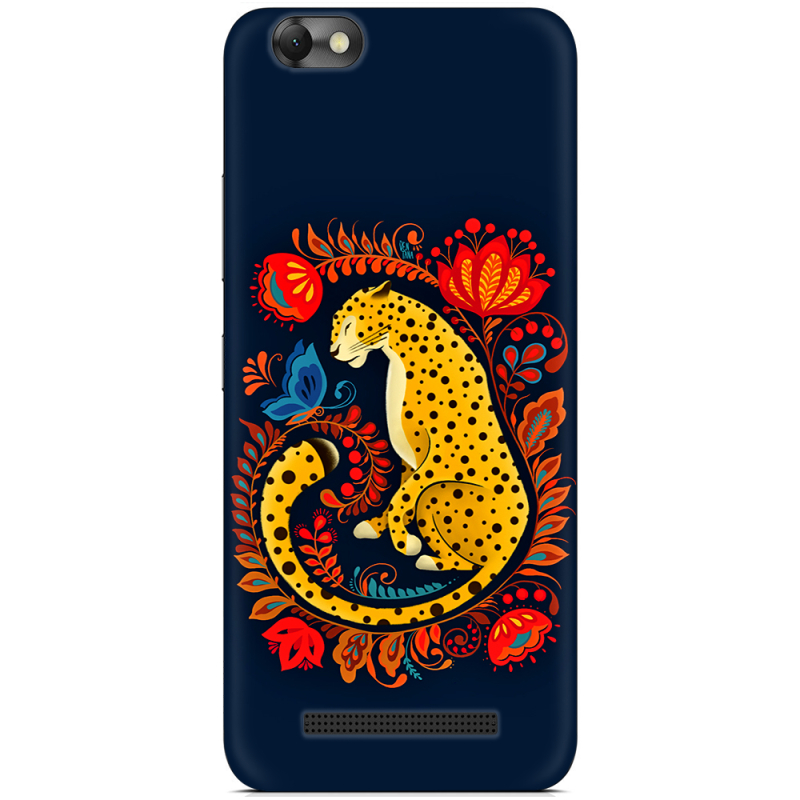 Чехол Uprint Lenovo A2020 Vibe C Petrykivka Leopard