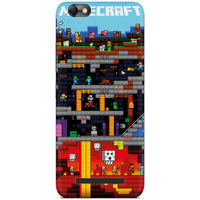Чехол Uprint Lenovo A2020 Vibe C Minecraft Lode Runner