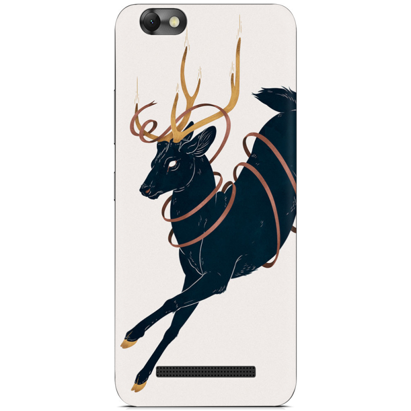 Чехол Uprint Lenovo A2020 Vibe C Black Deer