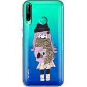 Прозрачный чехол BoxFace Huawei P40 Lite E Winter Morning Girl