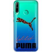 Прозрачный чехол BoxFace Huawei P40 Lite E Wild Cat