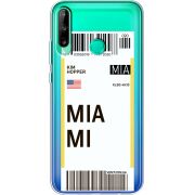 Прозрачный чехол BoxFace Huawei P40 Lite E Ticket Miami