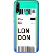 Прозрачный чехол BoxFace Huawei P40 Lite E Ticket London