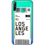 Прозрачный чехол BoxFace Huawei P40 Lite E Ticket Los Angeles