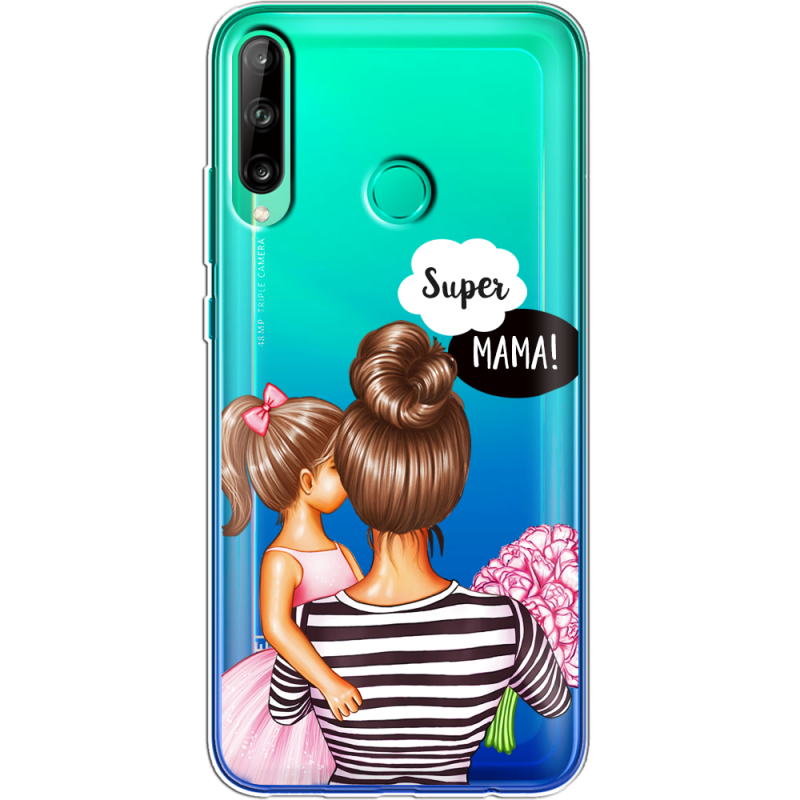 Прозрачный чехол BoxFace Huawei P40 Lite E Super Mama and Daughter